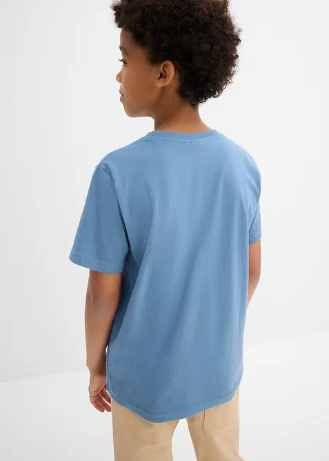 T-skjorte i 100% økologisk bomull (2-pack), bonprix