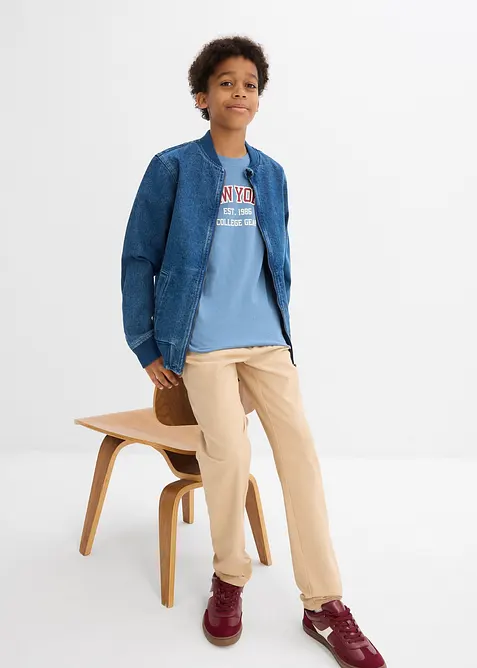 T-skjorte i 100% økologisk bomull (2-pack), bonprix