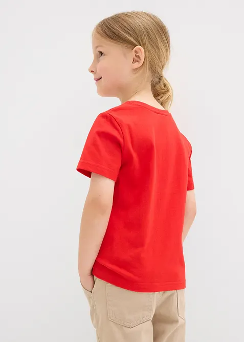 T-skjorte i 100% økologisk bomull (2-pack), bonprix