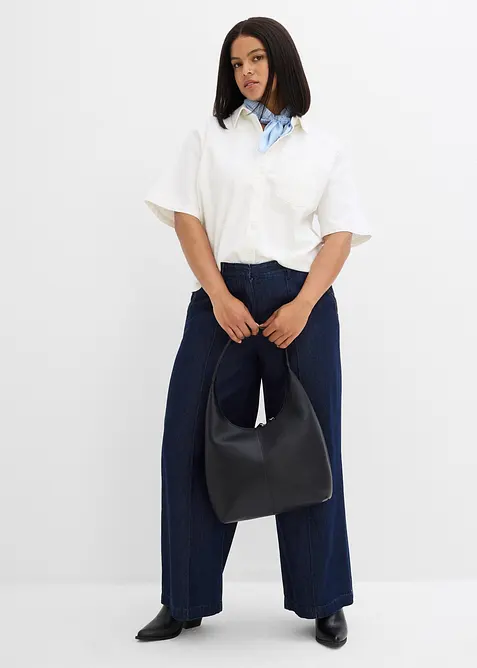 Wide Leg-jeans, High Waist, Super Soft, bonprix