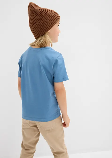 T-skjorte i 100% økologisk bomull (3-pack), bonprix