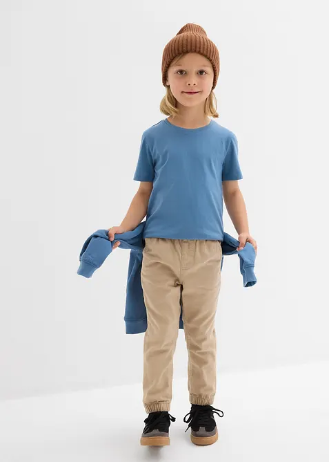 T-skjorte i 100% økologisk bomull (3-pack), bonprix