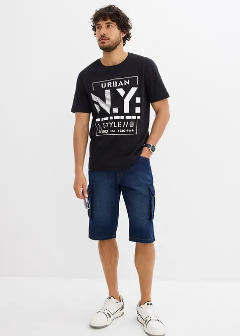 T-skjorte i 100% økologisk bomull, bonprix