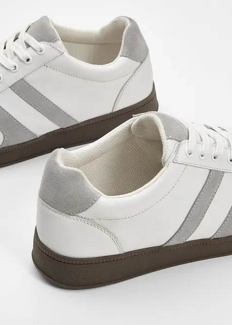 Sneakers i skinn, bonprix