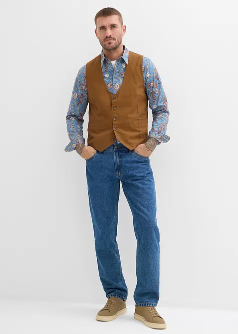 Vest av bomullscanvas, bonprix