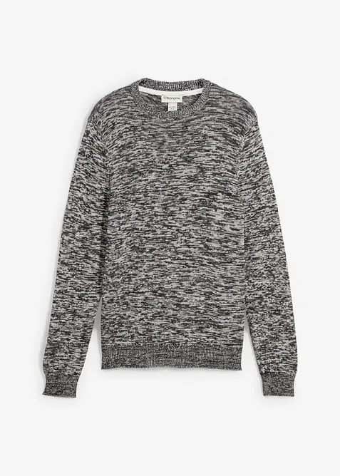 Grovstrikket genser med bomull, bonprix