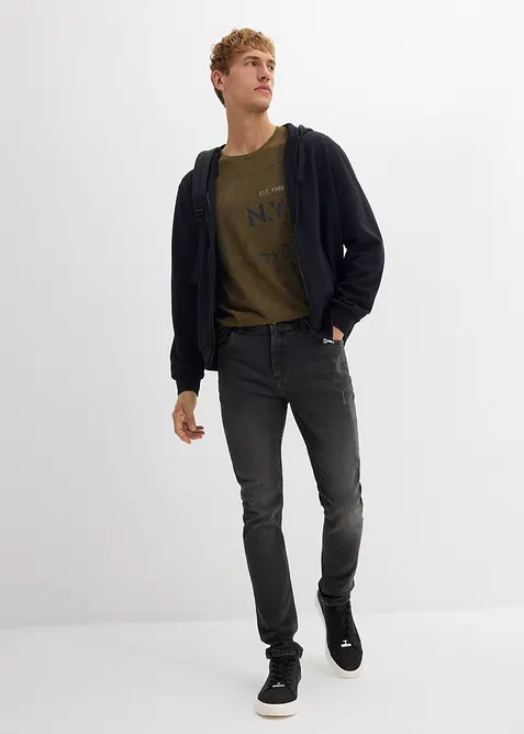 Slim Fit-jeans i denim med stretch, Straight, bonprix