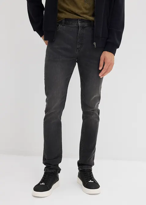 Slim Fit-jeans i denim med stretch, Straight, bonprix