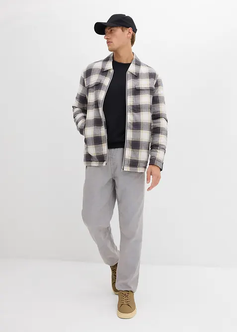 Lett fôret skjortejakke i flanell, bonprix