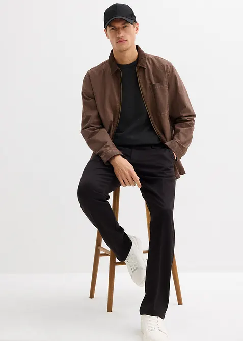 Pilotjakke i vasket look, bonprix