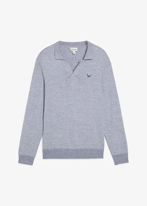 Finstrikket genser med bomull, bonprix