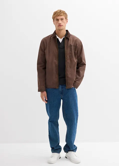 Finstrikket genser med bomull, bonprix