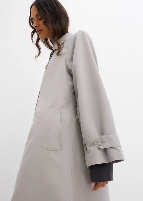Trenchcoat i lett materiale, bonprix