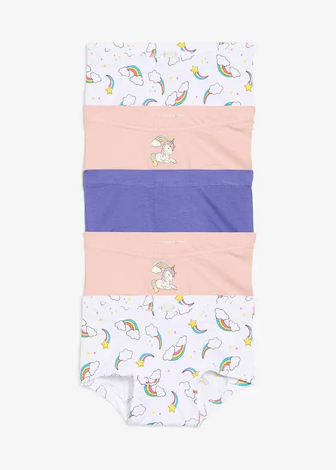 Boksertruse med myk, økologisk bomull (5-pack), bonprix