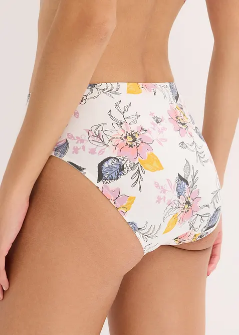 Truse med økologisk bomull og høy midje (4-pack), bonprix