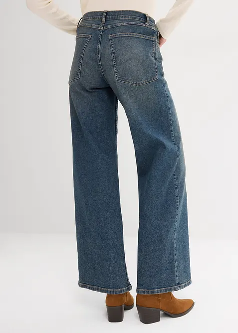 Wide Leg-jeans, High Waist, bonprix