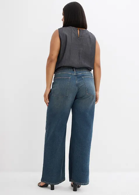 Wide Leg-jeans, High Waist, bonprix