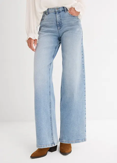 Wide Leg-jeans, High Waist, bonprix