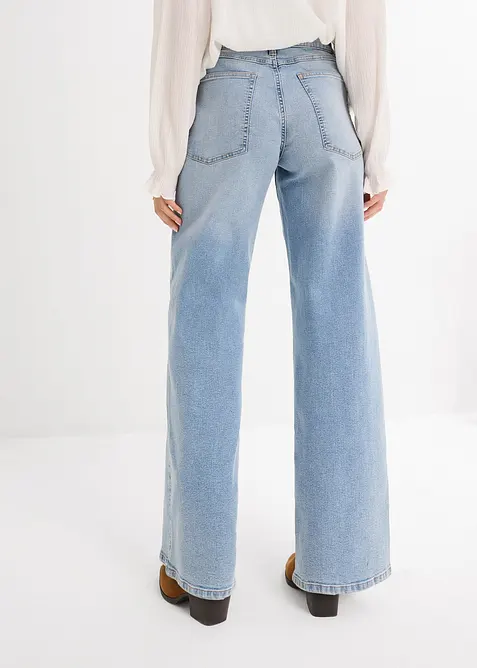 Wide Leg-jeans, High Waist, bonprix