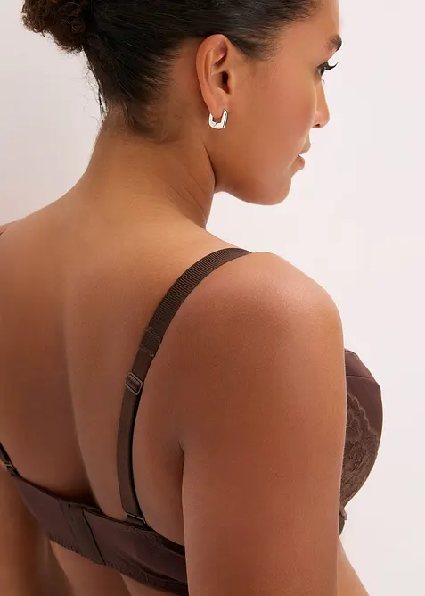 Vattert BH i materiale med glans, bonprix