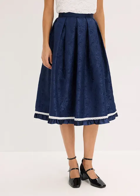 Skjørt i tyrolerstil, bonprix