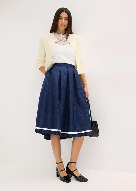 Skjørt i tyrolerstil, bonprix