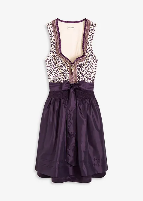 Tyrolerkjole med brodert forkle (2-delt sett), bonprix