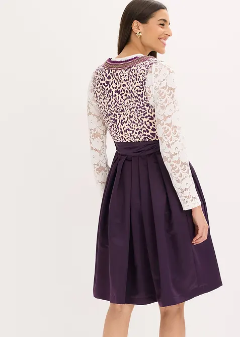 Tyrolerkjole med brodert forkle (2-delt sett), bonprix