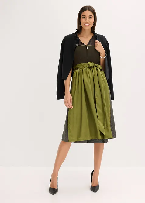 Dirndl og forkle (2-delt sett), bonprix