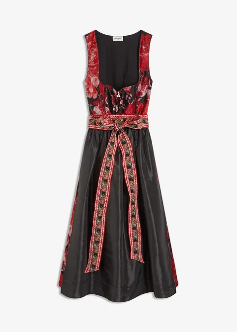 Tyrolerkjole med brodert forkle (2-delt sett), bonprix