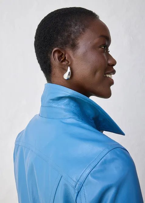 Skinnjakke i lammenappa, bonprix