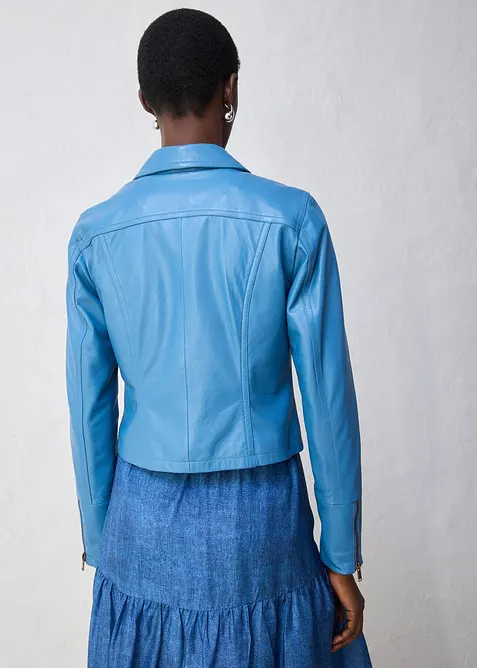 Skinnjakke i lammenappa, bonprix