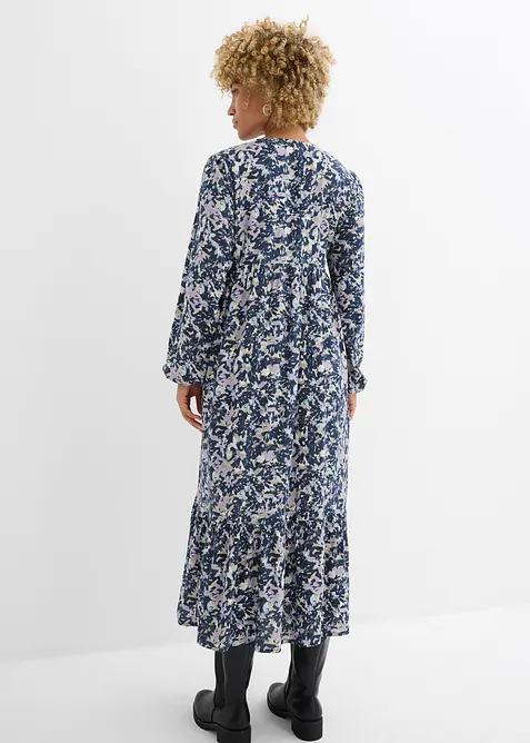 Skjortekjole i lett viskose, bonprix