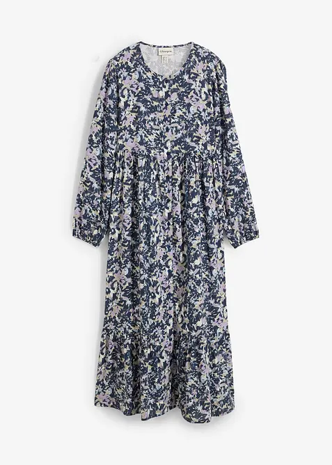 Skjortekjole i lett viskose, bonprix