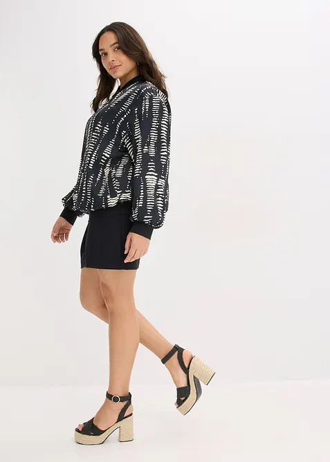 Bomberjakke i lett sateng, bonprix