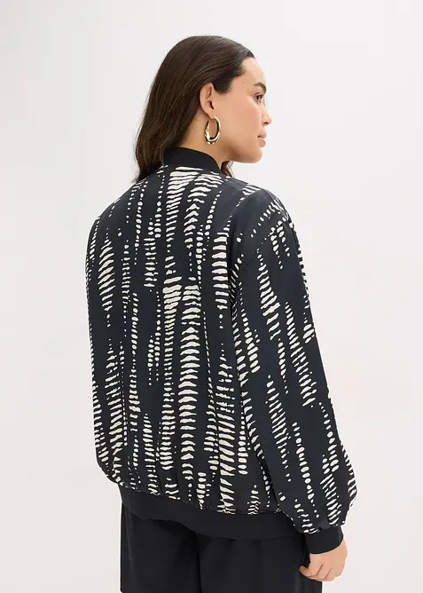 Bomberjakke i lett sateng, bonprix