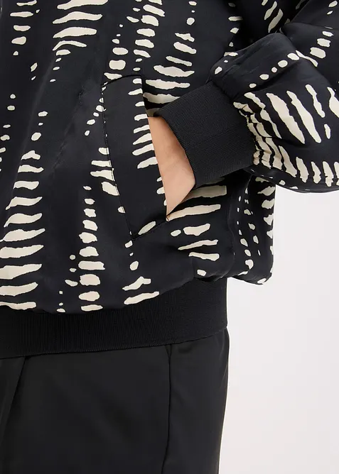 Bomberjakke i lett sateng, bonprix