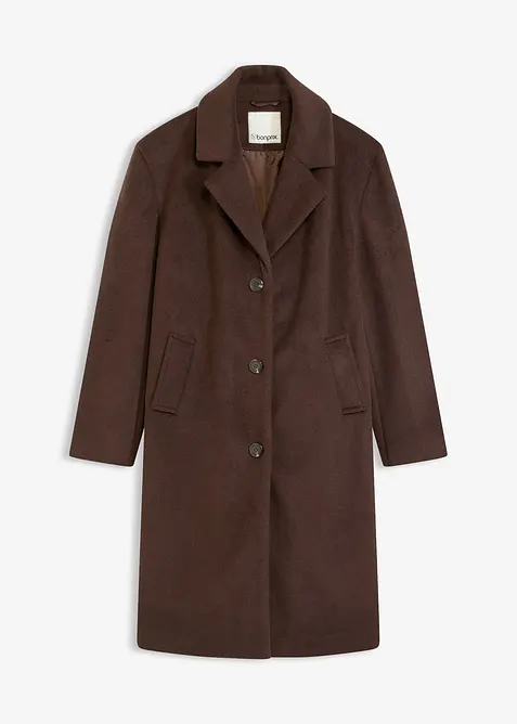 Kort kåpe i ullstil, bonprix