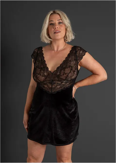 Fløyelskjole, bonprix