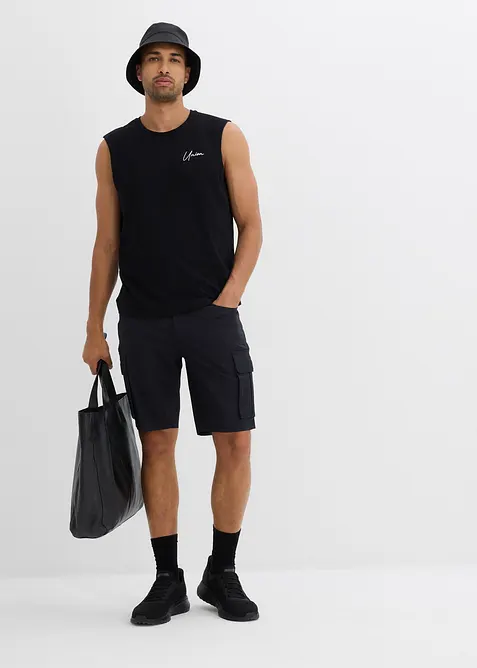 Singlet i 100% økologisk bomull, Loose Fit (2-pack), bonprix