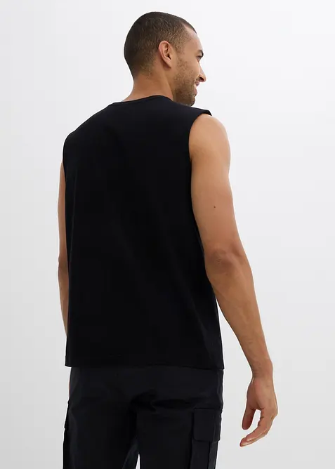 Singlet i 100% økologisk bomull, Loose Fit (2-pack), bonprix