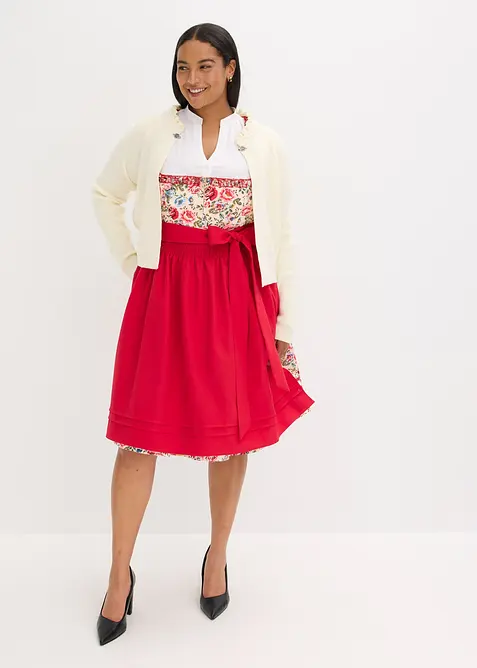 Tyrolerkjole med brodert forkle (2-delt sett), bonprix