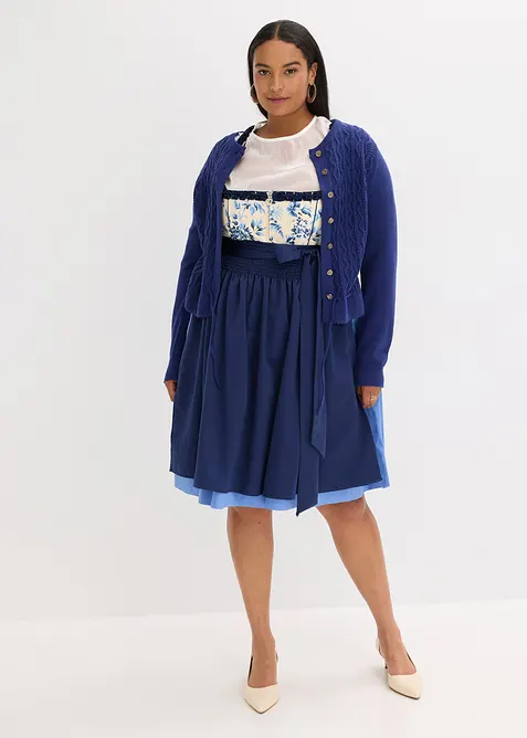 Tyrolerkjole med brodert forkle (2-delt sett), bonprix