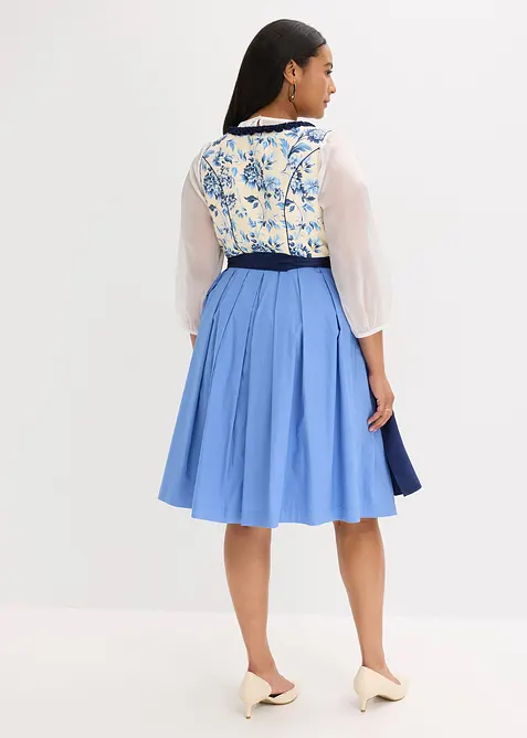 Tyrolerkjole med brodert forkle (2-delt sett), bonprix