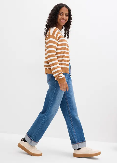 Wide Leg-jeans, Low Waist, bonprix