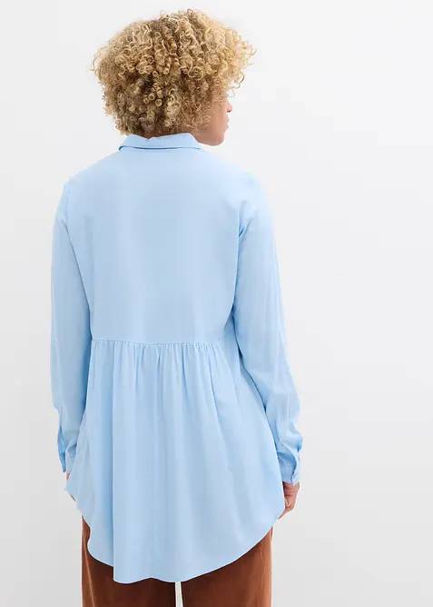 Lang bluse av viskose, bonprix