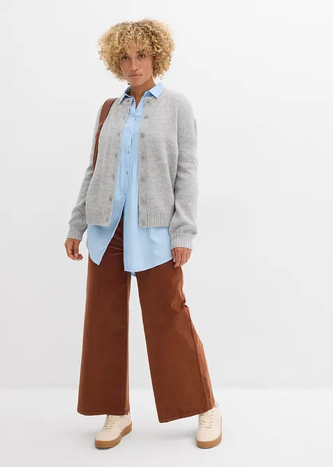 Lang bluse av viskose, bonprix