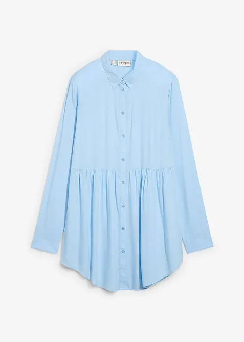 Lang bluse av viskose, bonprix