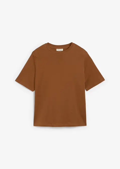 T-skjorte i formstabil, økologisk bomull, bonprix