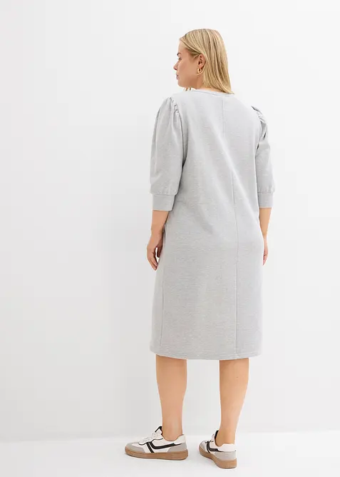 Sweatkjole med 3/4-lange ermer, bonprix